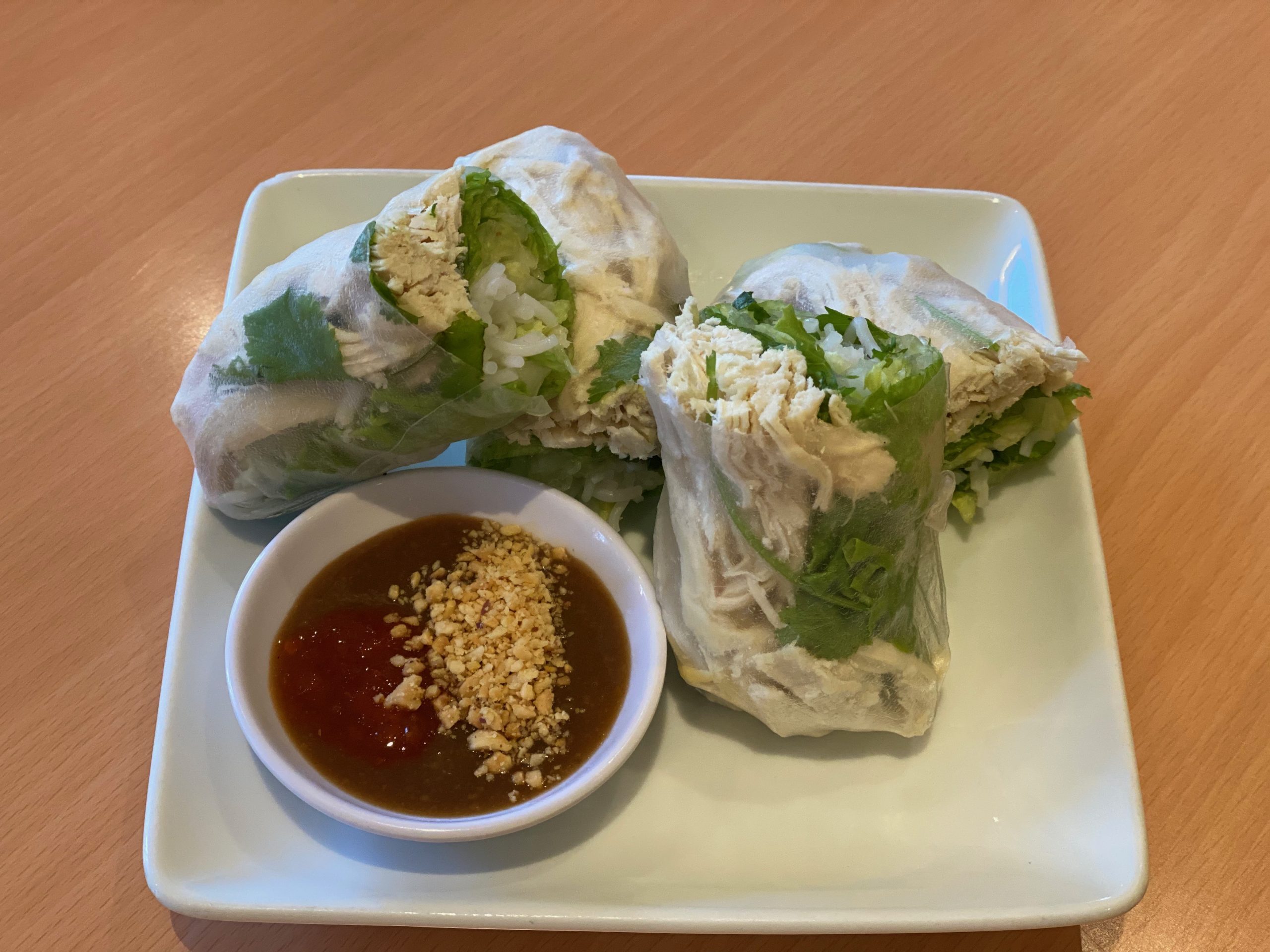 2A. Chicken Spring Rolls